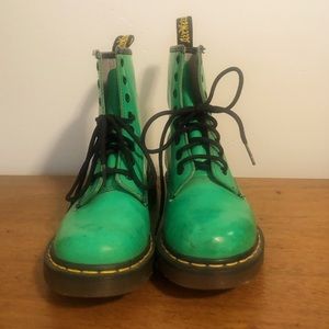 Bright Green Dr. Martens